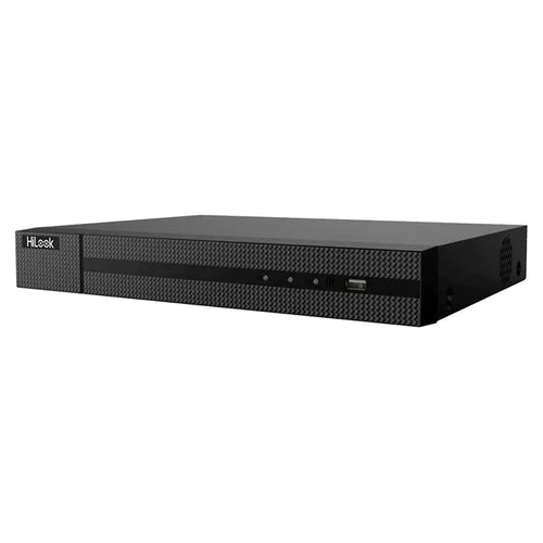 HiLook Pro 6MP Camera Kit NVR unit, featuring sleek design and advanced surveillance capabilities.