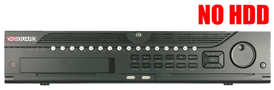 Digiguard 64Ch NVR, Power By Hikvision (Without PoE)