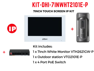 Dahua Intercom, 7inch Touch Screen IP Intercom Kit