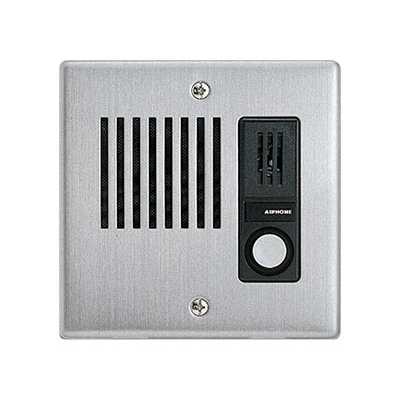 Aiphone LEF Series Metal Audio Door Station with Illuminated Directory, Surface