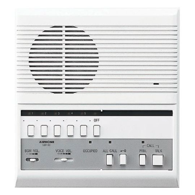 Aiphone LEF Series Call Master Station, All Call, Semi-Flush Mount