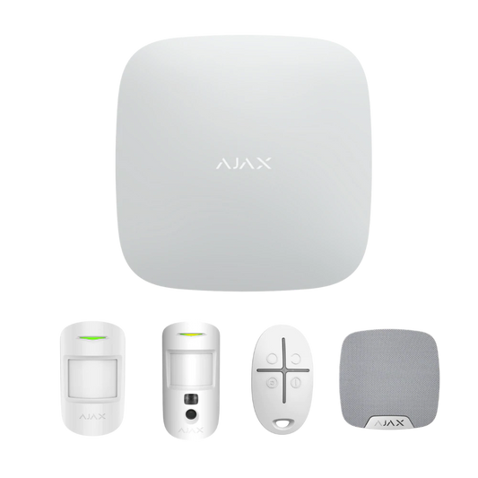 Ajax Wireless Alarm Starter kit Plus Camera AJAX80003 White