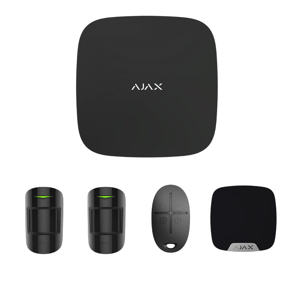Ajax Wireless Alarm Starter kit Plus AJAX80009 Black