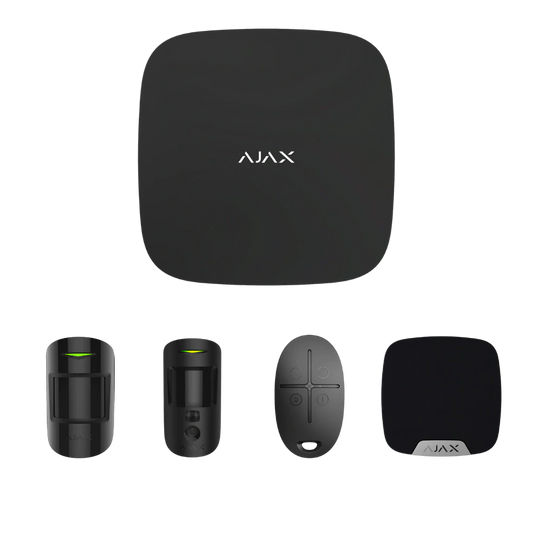 Ajax Wireless Alarm Starter kit Plus Camera AJAX80010 Black