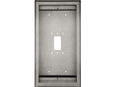Aiphone SBX-IXDM7 IXG Series Surface Mount Box With Raindood Stainless Steel