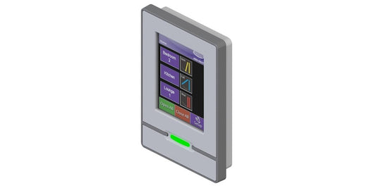 Assa Abloy Elevation Touch Keypad 3.5" Wht Silver Trimp up to 30 Windows PVC 24-32 VDC