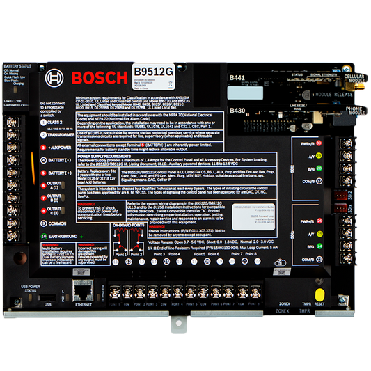 Bosch B9512G G series 599 input intrusion panel