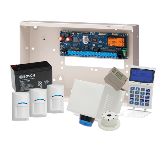 Bosch Alarm Kit, K6000-GFX-3P 6000 Kit Gfx Keypad 3XPIR + BOSCH7000