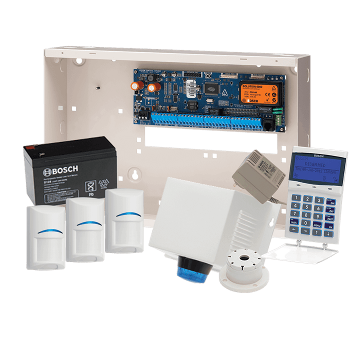 Bosch Alarm Kit, K6000-GFX-3P 6000 Kit Gfx Keypad 3XPIR + BOSCH7000