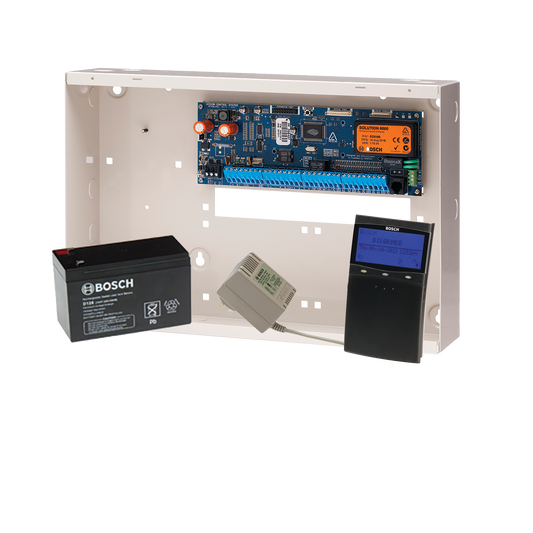 Bosch Alarm Kit, K6000- 6000 Kit Black Keypad, Battery, Power Supply