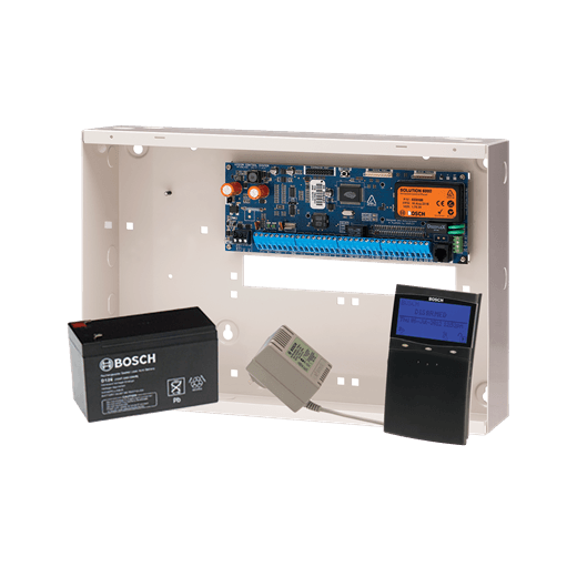Bosch Alarm Kit, K6000- 6000 Kit Black Keypad, Battery, Power Supply