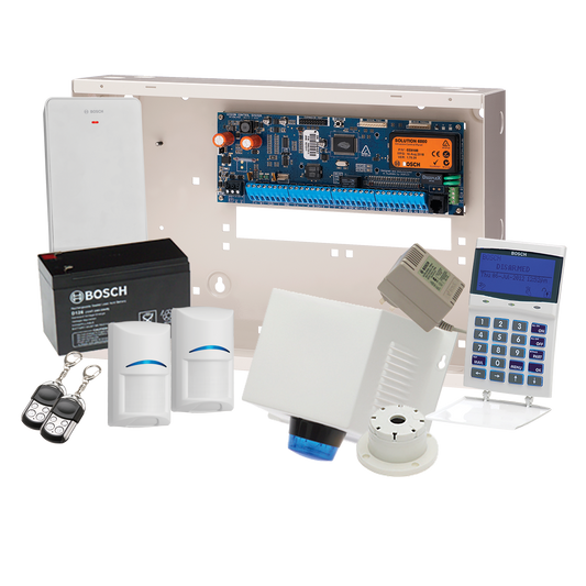 Bosch Alarm Kit, K6000-GFX-2WP-F 6000 Kit GFX Keypad 2X Wireless PIR PK/FOB