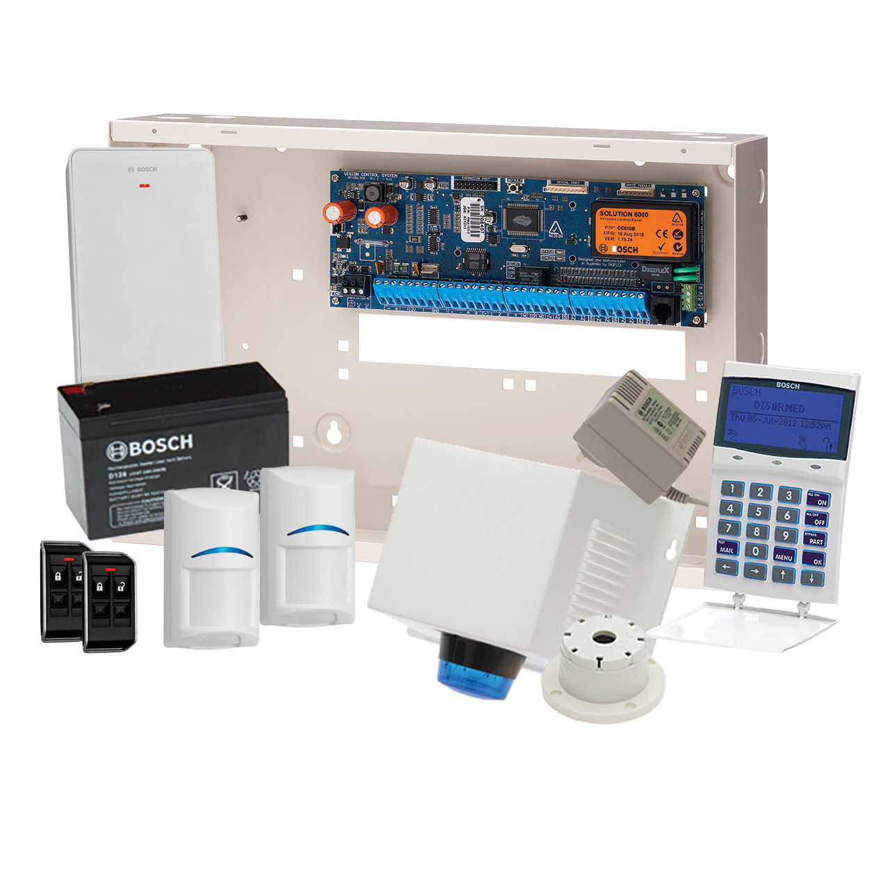 Bosch Alarm Kit, S6K-WF-WPI-2 6000 Kit Wifi Keypad 2X Wireless PIR