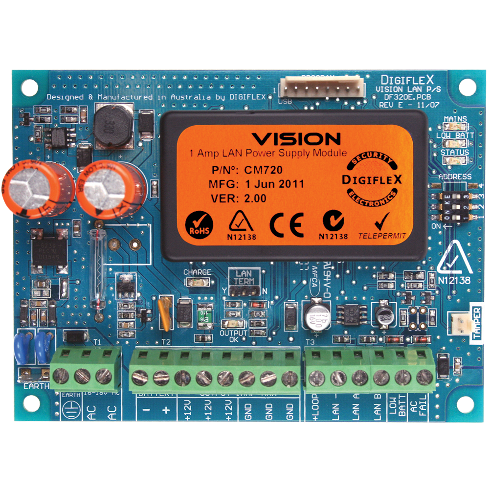 Bosch CM720B Sol6000 Lan Power Supply 1A