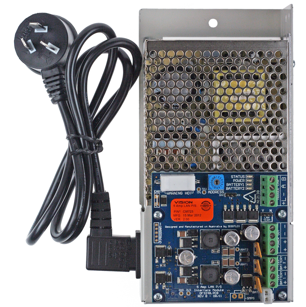 Bosch CM723B power supply 5 AMP + 2X Battchgr (RS485)