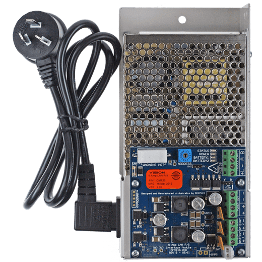 Bosch CM723B power supply 5 AMP + 2X Battchgr (RS485)