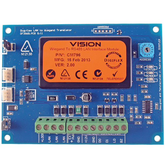 Bosch CM796B Sol6000 wiegand to RS485 Lan interface module allow industry standard wiegand readers to connect
