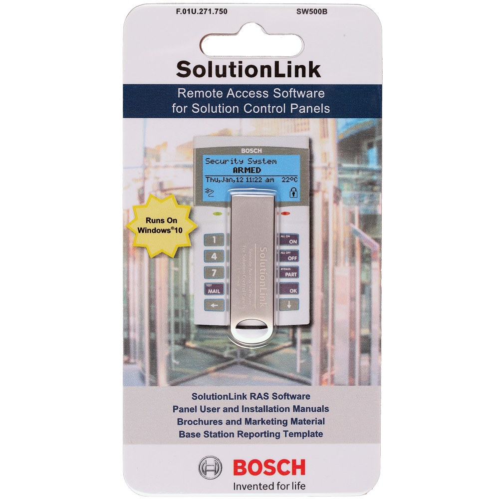 BOSCH SW500B solution link Ras Programming software