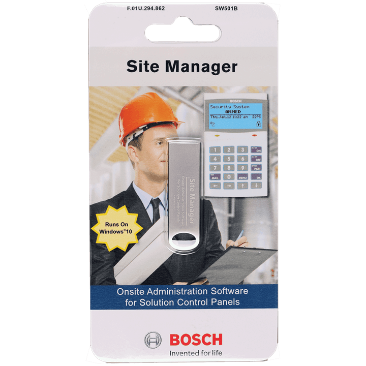 Bosch SW501B site manager software USB end user software