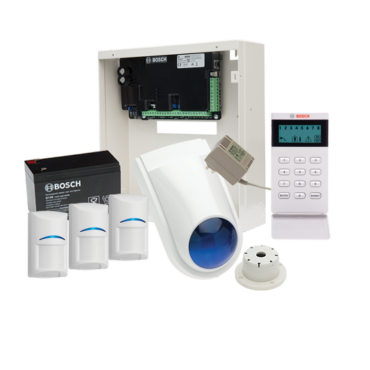 Bosch Alarm Kit, S3K-LCD-PIR-3 Solution 3000 With 3 Pir + Icon Codepad+Bosch7015