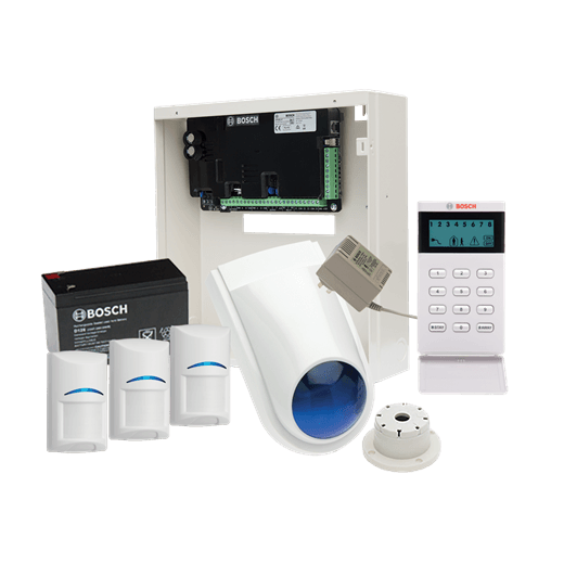 Bosch Alarm Kit, S3K-LCD-PIR-3 Solution 3000 With 3 Pir + Icon Codepad+Bosch7015 - Open View