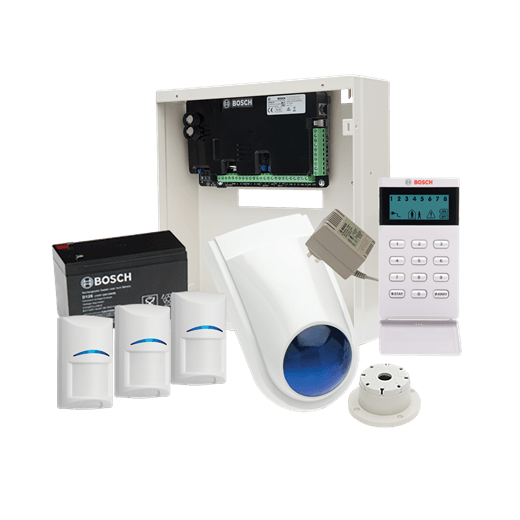 Bosch Alarm Kit, S3K-LCD-QUAD-3 Solution 3000 With 3 Quad + Icon Codepad+BOSCH7015