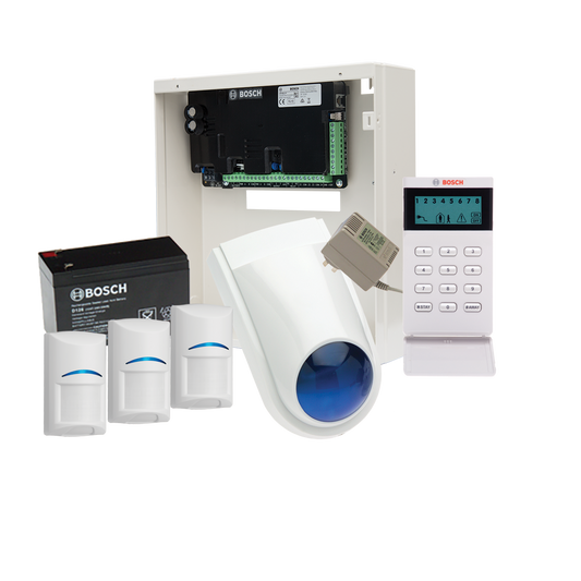 Bosch Alarm Kit, S3K-LCD-TRI-3 Solution 3000 With 3 Tritech + Icon Codepad + BOSCH7015