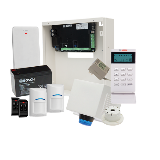 Bosch Alarm Kit, S3K-LCD-WPI-2 Solution 3000 With 2 Wireless PIR + Icon Codepad+BOSCH7000
