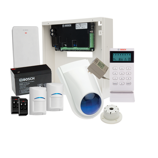 Bosch Alarm Kit, S3K-LCD-WPI-2 Solution 3000 With 2 Wireless PIR + Icon Codepad+BOSCH7015