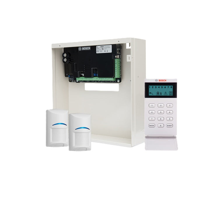 Bosch Alarm Kit, Solution 2000 PCB W/Keypad/Enclosure/2XPIR Sensors (No Battery Siren)