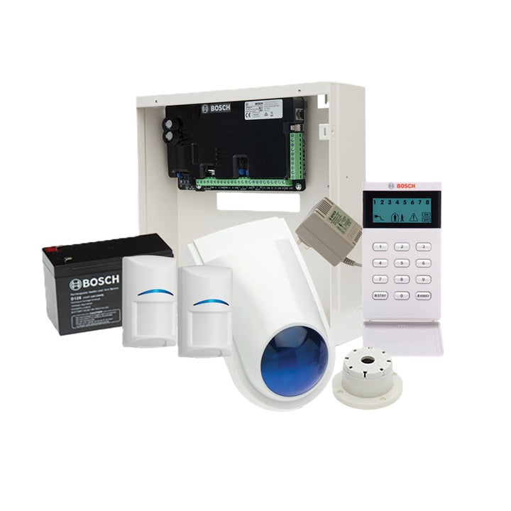 Bosch Alarm Kit, S2K-LCD-QUAD-2 Solution 2000 W/ 2 Quad Sensors + Icon Codepad+BOSCH7015