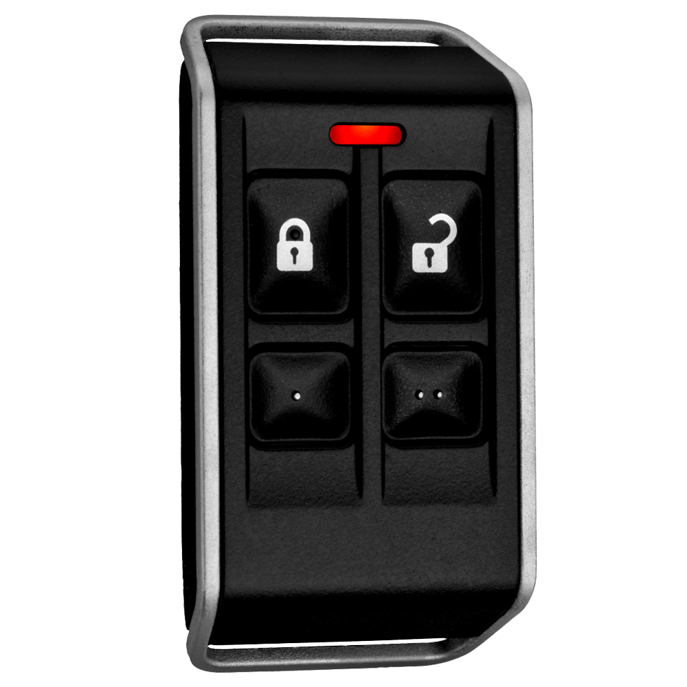 Bosch BOSRFKF-FB Radion series Wireless key fob transmitter delux black case 4 button, 433MHz