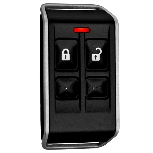 Bosch BOSRFKF-FB Radion series Wireless key fob transmitter delux black case 4 button, 433MHz