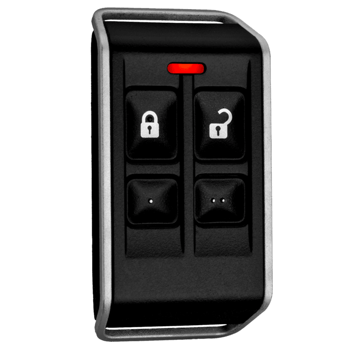 Bosch RFKF-FB Radion series Wireless key fob transmitter delux black case 4 button, 433MHz