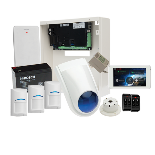 Bosch 3000 Alarm Kit with 3 x Wireless PIRs, 5″ Touch Screen