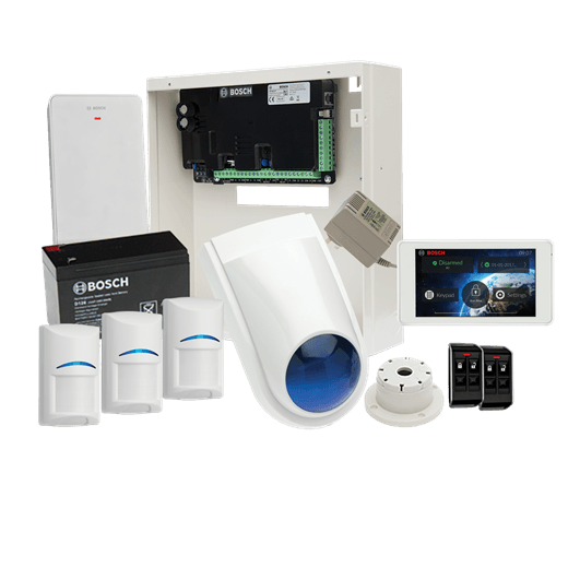 Bosch 3000 Alarm Kit with 3 x Wireless PIRs, 5″ Touch Screen