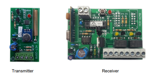Bosch BOSPTP-RX/TX-2 multiple hardwired transmitter/receiver GRN 2 output (DRY) plastic wall mdt, 433MHz suits all systems