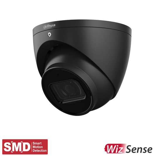Dahua Camera 6MP Black Starlight Eyeball WizSense SMD 4.0, AI SSA Quick-Pick