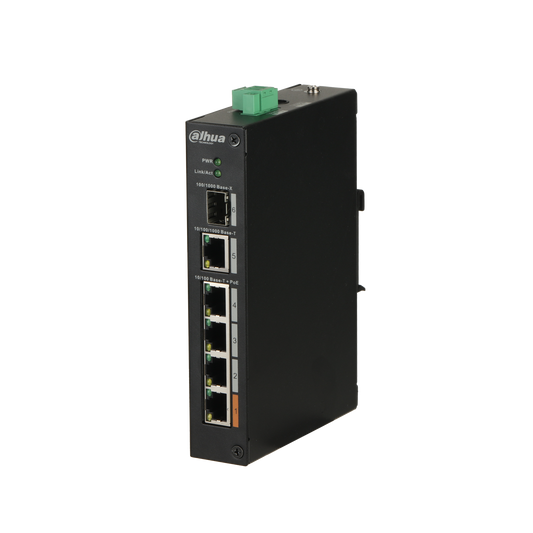 Dahua 4 Port POE Switch (Unmanaged), DH-PFS3106-4ET-60