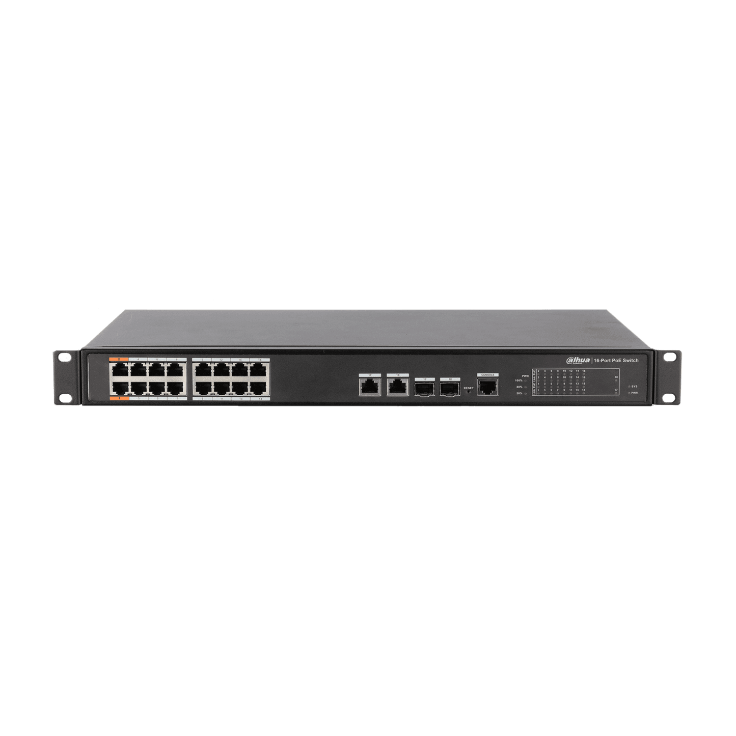 Dahua PFS4218-16GT2GF-240 16-Port Gigabit Managed PoE Switch with 2x Gigabit SFP