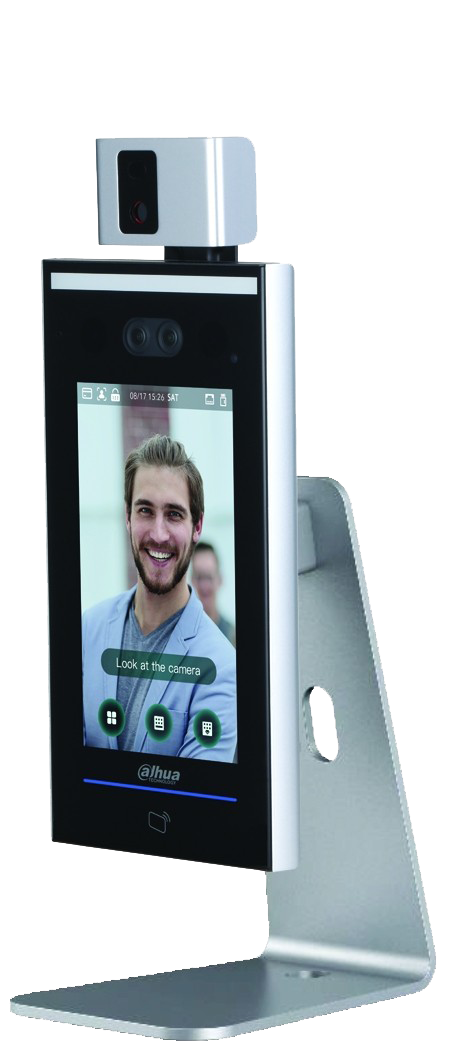 Dahua Face Recognition, Access Control & Temperature Monitoring Desktop Mount Terminal - CCTVMasters.com.au