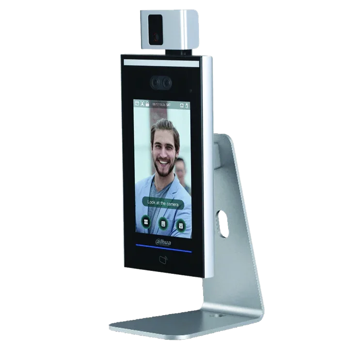 Dahua Face Recognition, Access Control & Temperature Monitoring Desktop Mount Terminal - CCTVMasters.com.au