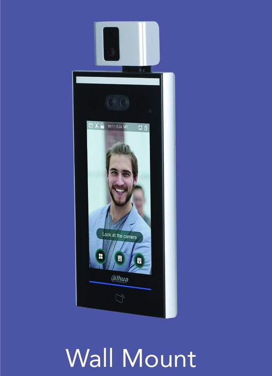 Dahua Face Recognition, Access Control & Temperature Monitoring Wall Mount Terminal - CCTVMasters.com.au