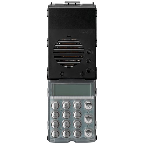 Elvox Due Fili+ Audio/Video Electronic Unit W/White LED & Keypad 2 Module Golden Finish