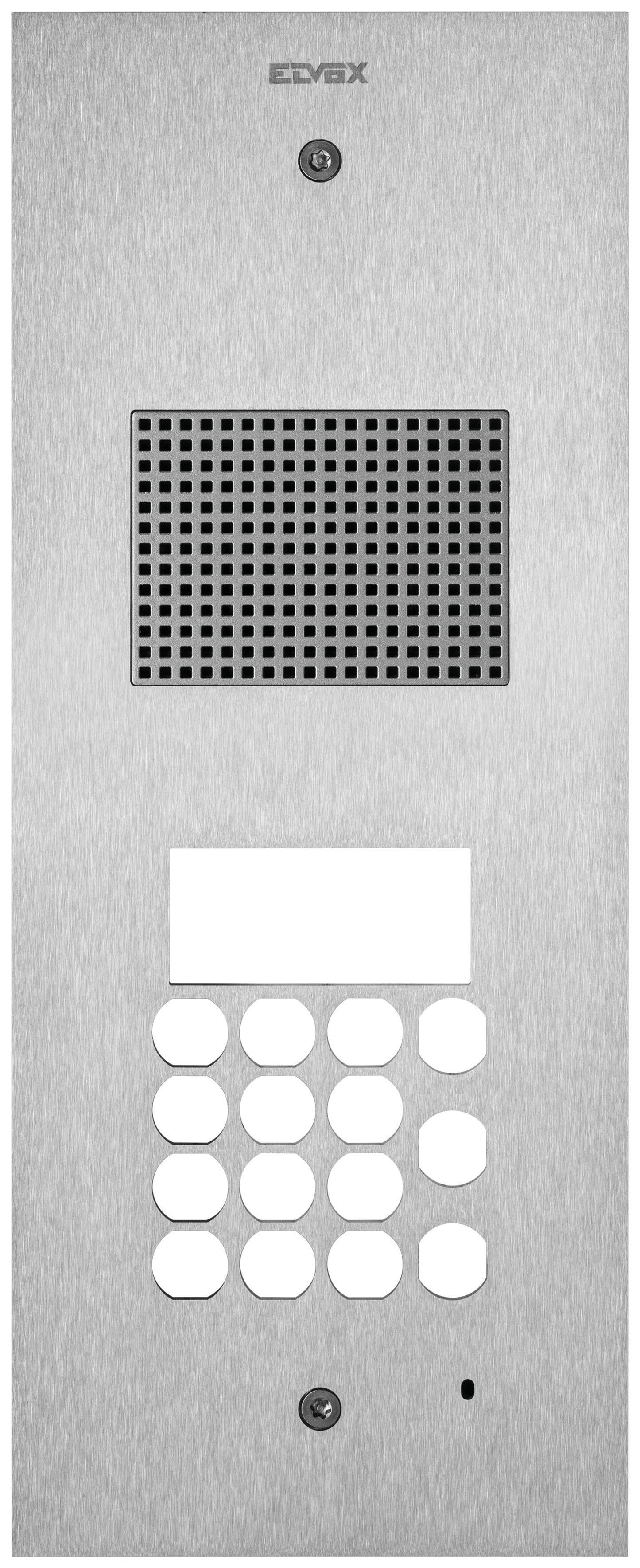 Elvox Steely Stainless Steel (316L) Cover Plate W/Mounting Frame 2 Module