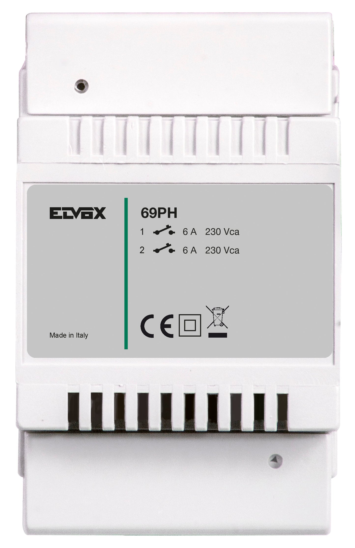 Due Fili Plus Programmable Device With 2 x 6 A 230 V Change-Over Relays