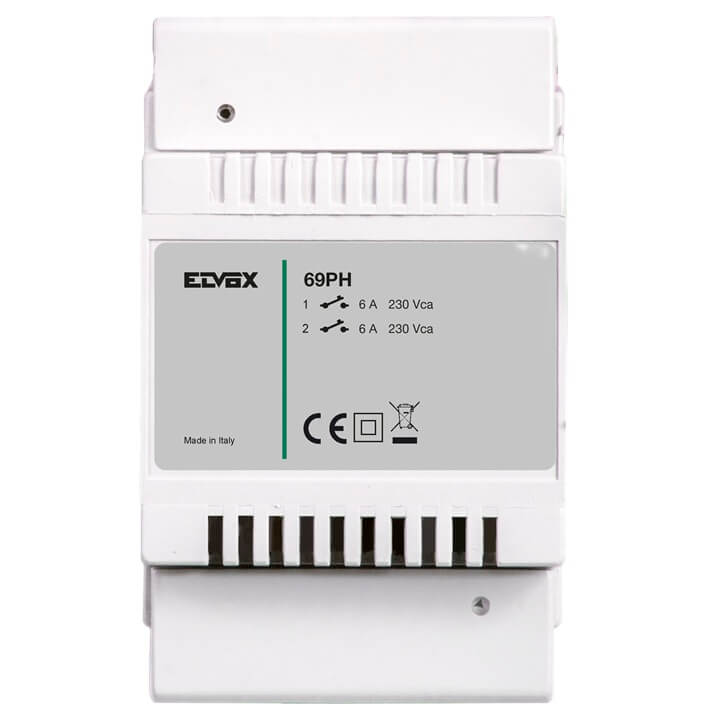 Due Fili Plus Programmable Device With 2 x 6 A 230 V Change-Over Relay