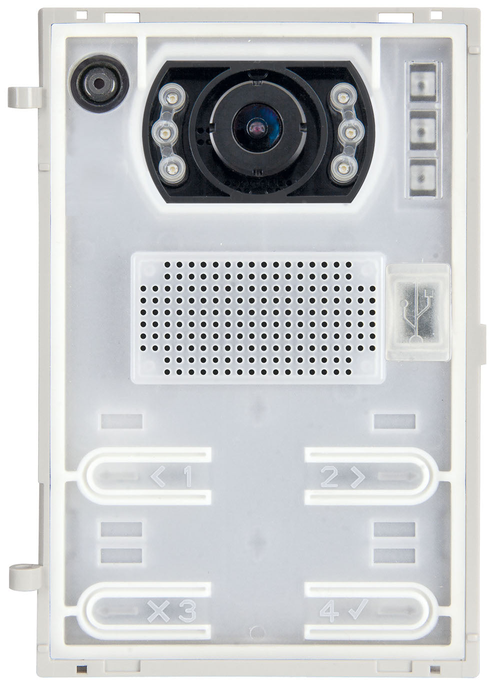 Elvox Sip2.0 IP Intercom 1 Button Video Door Station Grey Plastic