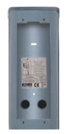 Surface Mounting Box W/Rainproof Trim For 1x2 Module Cover Plate