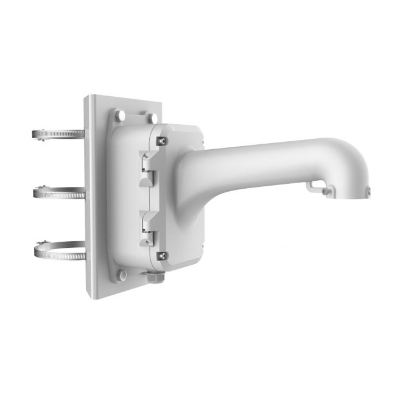 Hikvision Vertical Pole Mount Bracket with Junction Box for PTZ Cameras